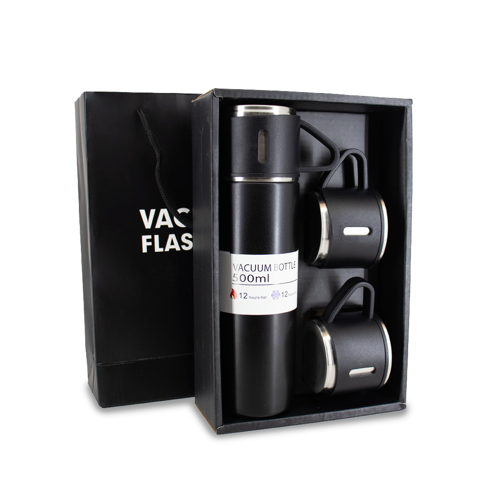 Produto - Kit Garrafa Térmica + 3 Xícaras